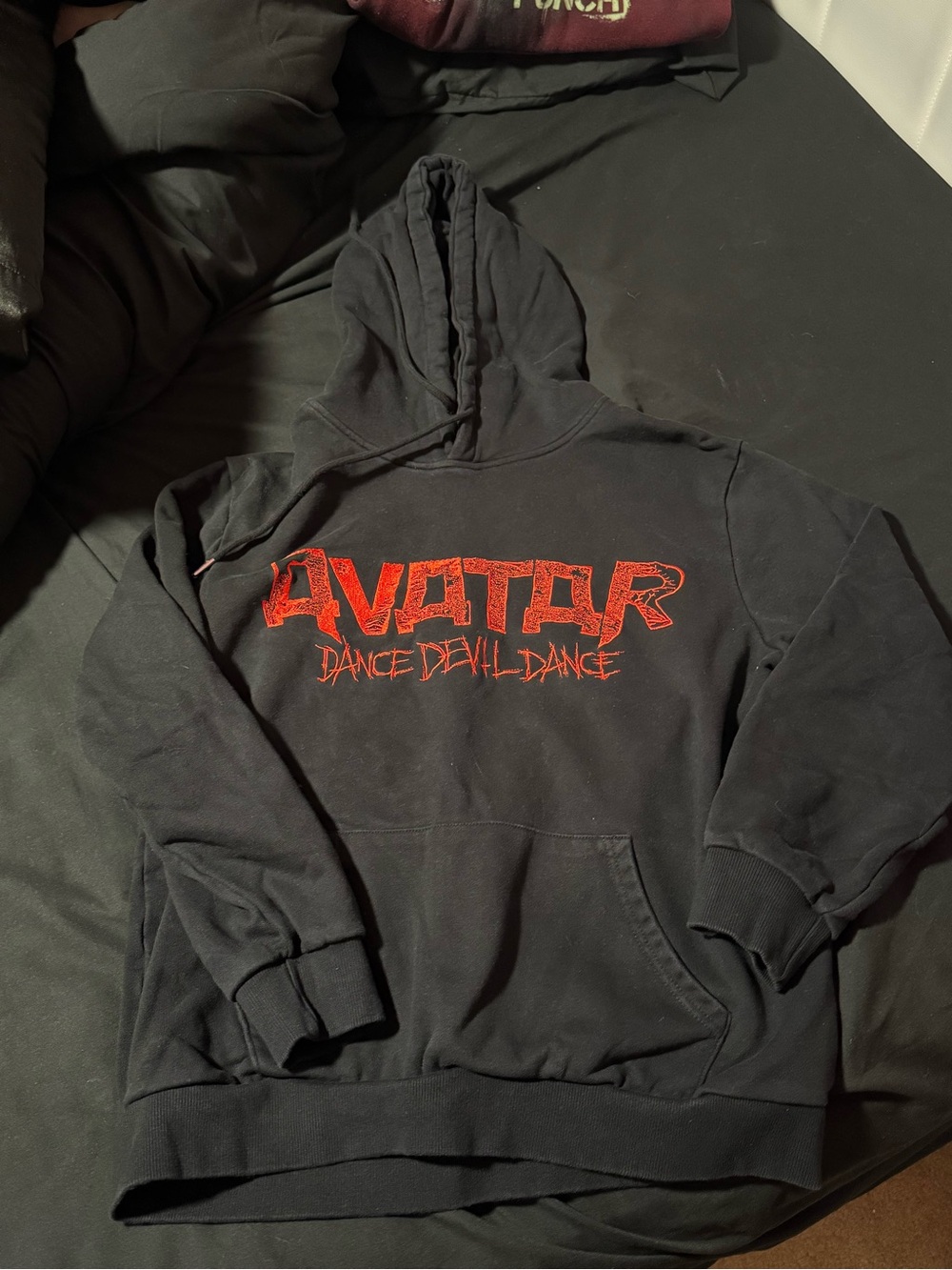 'Dance Devil Dance' Black Graphic Hoodie